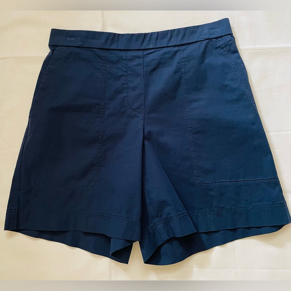 Lafayette 148 Navy Women's Shorts